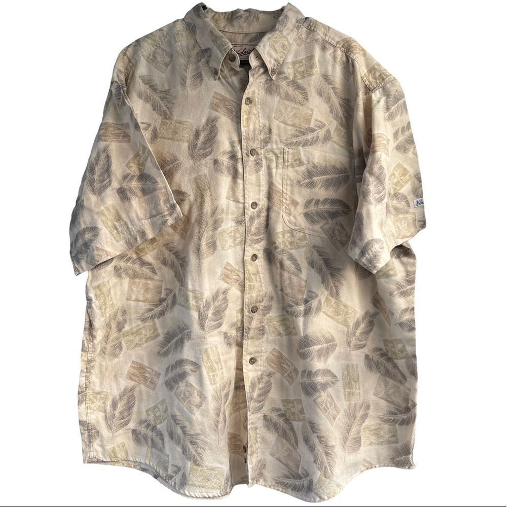 Woolrich Hawaiian style short sleeve button up size 2xl